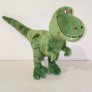 Vintage Lissidoll Green T Rex Plush Stuffed 17" Tyrannosaurus Dinosaur